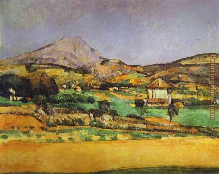 Paul Cezanne Plain by Mount Sainte-Victoire